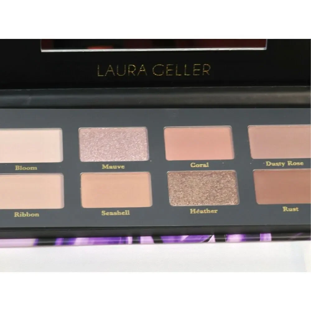 Laura Geller Bland Away Rosy & Rustic Eyeshadow Palette 8 Multi Finish Shades LE